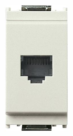 Immagine per PRESA RJ11 6/4 BIANCO da Sacchi elettroforniture